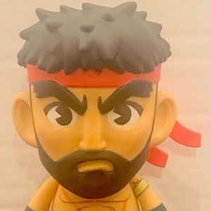 Kidrobot Street Fighter V Hot Ryu Medium 7" Vinyl Figure.